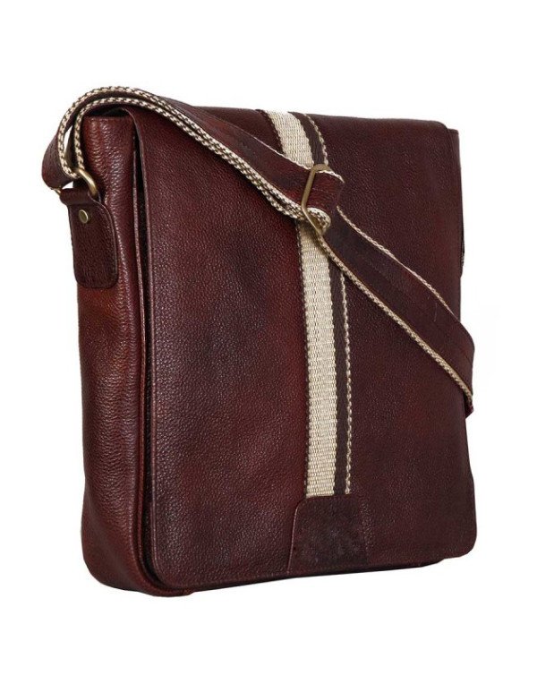 Stylish Genuine Leather Cross Body Sling Bag For Men